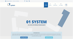 Desktop Screenshot of 01system.it